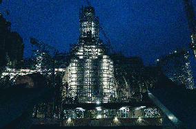 Notre-Dame Cathedral Restoration Work - Paris