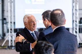 António Costa and Helena Carreiras take part in the ceremony to present the first four aircraft in the state fleet