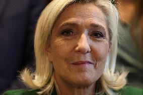 Press conference by André Ventura (Chega) with Marine Le Pen (National Union) and Tino Churpalla (AfD)