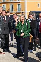 Press conference by André Ventura (Chega) with Marine Le Pen (National Union) and Tino Churpalla (AfD)