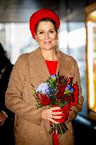 Queen Maxima At Het Begint Met Taal Foundation Anniversary - Rotterdam