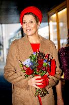 Queen Maxima At Het Begint Met Taal Foundation Anniversary - Rotterdam