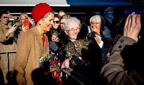 Queen Maxima At Het Begint Met Taal Foundation Anniversary - Rotterdam