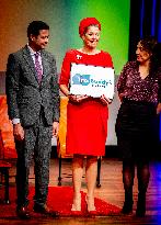 Queen Maxima At Het Begint Met Taal Foundation Anniversary - Rotterdam