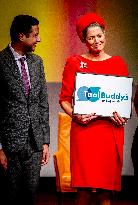 Queen Maxima At Het Begint Met Taal Foundation Anniversary - Rotterdam