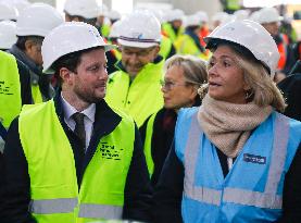 Inauguration Of The First Train Of Line 15 Of The Grand Paris Express In Champigny-sur-Marne