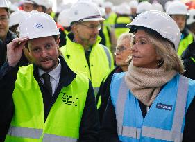 Inauguration Of The First Train Of Line 15 Of The Grand Paris Express In Champigny-sur-Marne