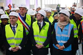 Inauguration Of The First Train Of Line 15 Of The Grand Paris Express In Champigny-sur-Marne