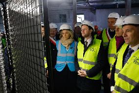 Inauguration Of The First Train Of Line 15 Of The Grand Paris Express In Champigny-sur-Marne