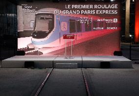 Inauguration Of The First Train Of Line 15 Of The Grand Paris Express In Champigny-sur-Marne