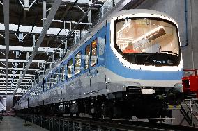 Inauguration Of The First Train Of Line 15 Of The Grand Paris Express In Champigny-sur-Marne