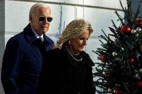 DC: President Biden and the First Lady Depart the White House