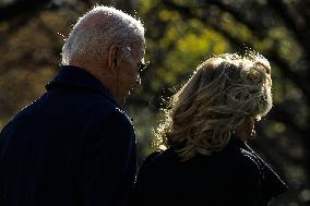 DC: President Biden and the First Lady Depart the White House