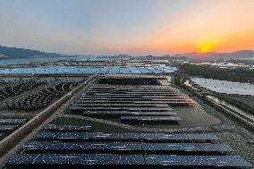 Fishery-solar Hybrid Project in Fuqing