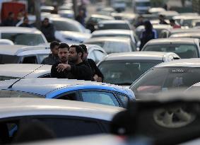 MIDEAST-GAZA-KHAN YOUNIS-FUEL-SHORTAGE