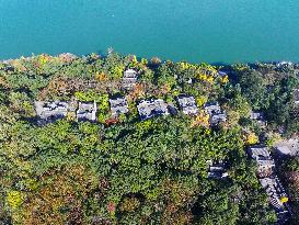 Quyuan Hometown Cultural Tourism Zone Winter Scenery