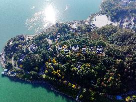 Quyuan Hometown Cultural Tourism Zone Winter Scenery