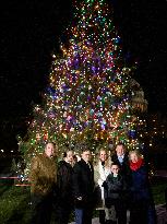US Capitol Tree Lighting Ceremony - Washington