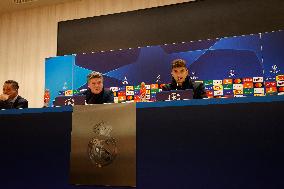 SSC Napoli Training Session And Press Conference - UEFA Champions League 2023/24