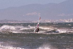 Wind Surf In Tuscany Spot Quagliodromo Piombino