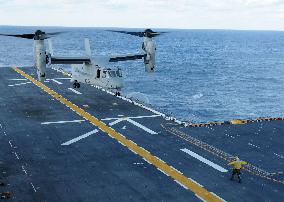 US Military Osprey With 8 Crew Crashes Off Japan