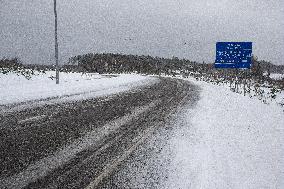 Vaalimaa border check point between Finland and Russia