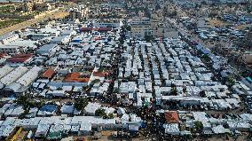 MIDEAST-GAZA-TEMPORARY REFUGEE CAMPS