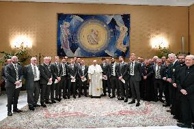 Pope Francis Receives Celtic FC Players - Vatican