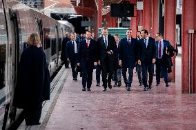 Inaugural Trip Of The High Speed Train To Asturias - Madrid