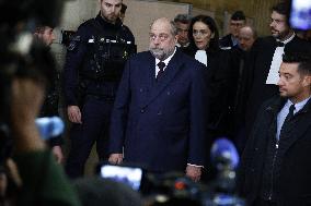 Eric Dupond-Moretti Leaves Courthouse - Paris