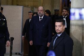 Eric Dupond-Moretti Leaves Courthouse - Paris