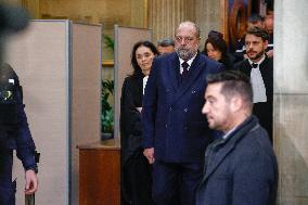 Eric Dupond-Moretti Leaves Courthouse - Paris
