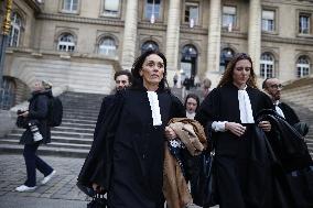 Eric Dupond-Moretti Leaves Courthouse - Paris