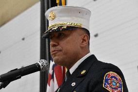Mayor Of Paterson Swears In First Hispanic Fire Chief Alejandro Alicea