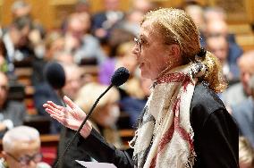 Session Of Questions To The Government At The French Senate In Paris