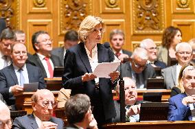 Session Of Questions To The Government At The French Senate In Paris