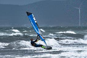 Wind Surf In Tuscany Spot Beach Carbonifera