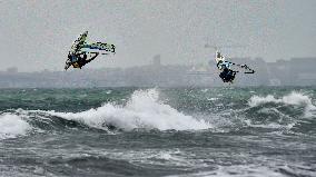 Wind Surf In Tuscany Spot Beach Carbonifera