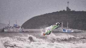 Wind Surf In Tuscany Spot Beach Carbonifera