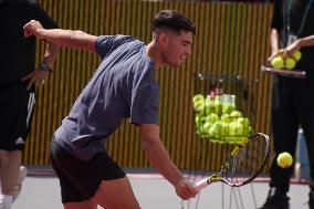 Children's Tennis Clinic With Carlos Alcaraz