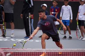 Children's Tennis Clinic With Carlos Alcaraz