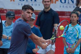 Children's Tennis Clinic With Carlos Alcaraz