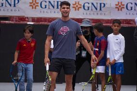 Children's Tennis Clinic With Carlos Alcaraz