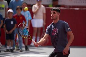 Children's Tennis Clinic With Carlos Alcaraz