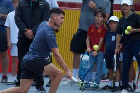 Children's Tennis Clinic With Carlos Alcaraz