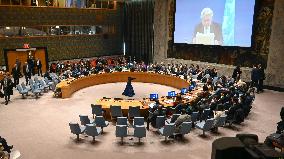 U.N. Security Council meeting on Gaza