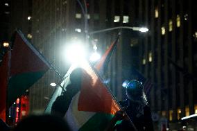 Support For Palestine Rally In New York City