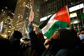 Support For Palestine Rally In New York City