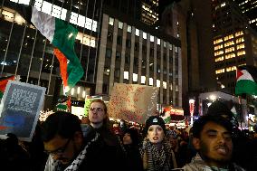 Support For Palestine Rally In New York City