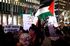 Support For Palestine Rally In New York City